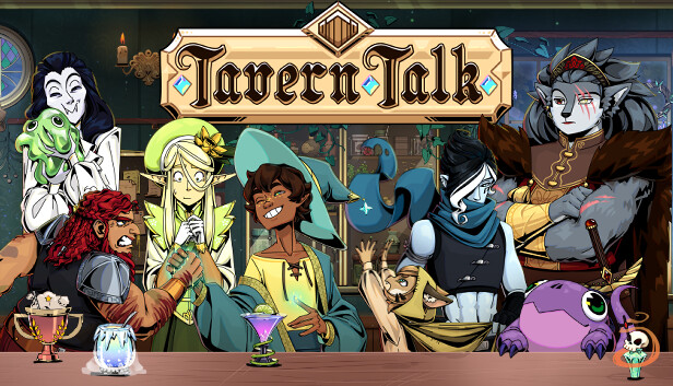 Imagen de la cápsula de "Tavern Talk" que utilizó RoboStreamer para las transmisiones en Steam