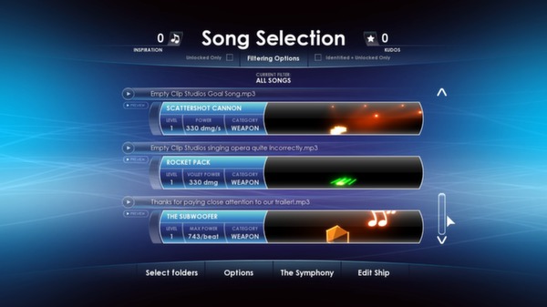 Symphony screenshot