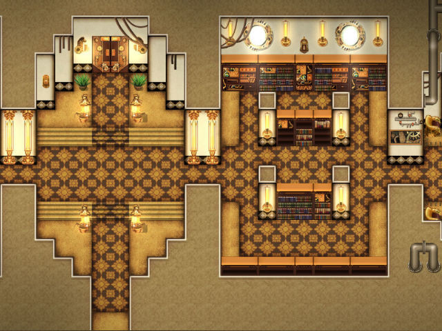 RPG Maker MZ - KR Steampunk Interior Tileset #2