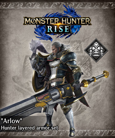 Monster Hunter Rise - "Arlow" Hunter layered armor set