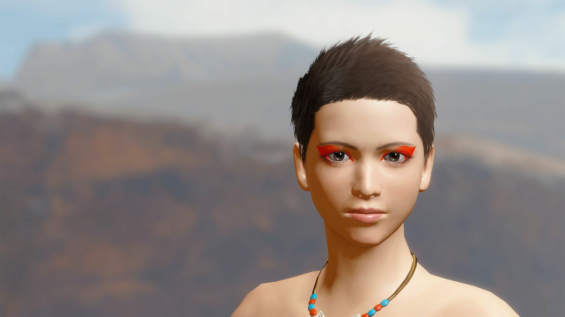 Monster Hunter Rise - "Wide Eyeline" makeup