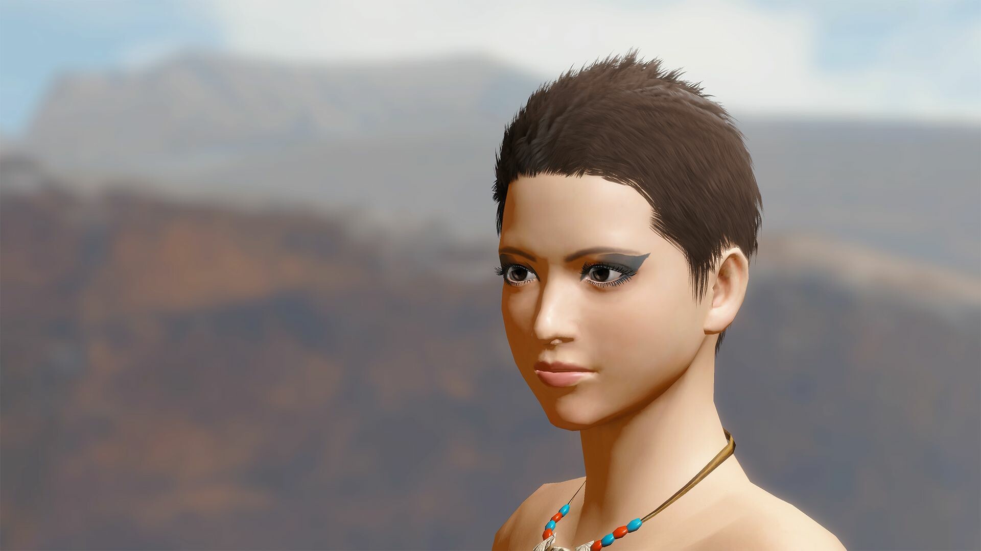 Monster Hunter Rise - "Wide Eyeline" makeup