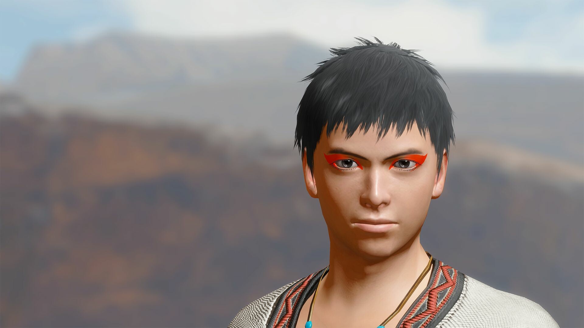 Monster Hunter Rise - "Wide Eyeline" makeup