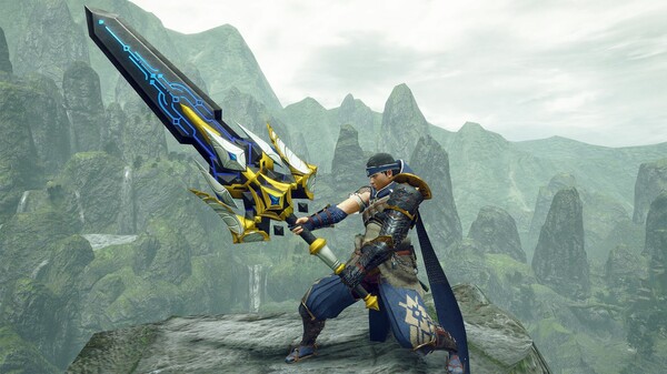 Monster Hunter Rise - "Lost Code: Asca" Hunter layered weapon (Great Sword)