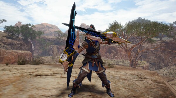 Monster Hunter Rise - "Lost Code: Rah" Hunter layered weapon (Dual Blades)