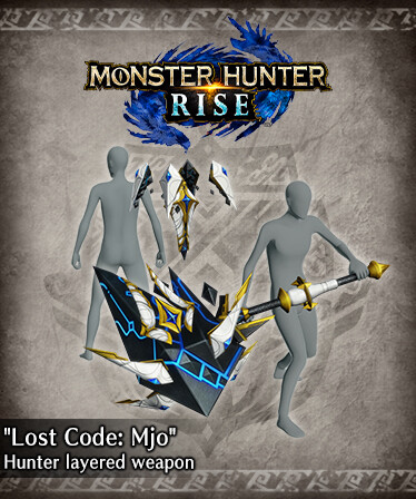 Monster Hunter Rise - "Lost Code: Mjo" Hunter layered weapon (Hammer)