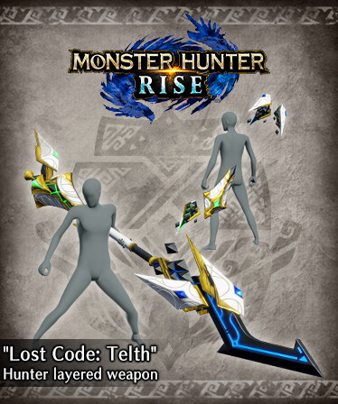 Monster Hunter Rise - "Lost Code: Telth" Hunter layered weapon (Insect Glaive)