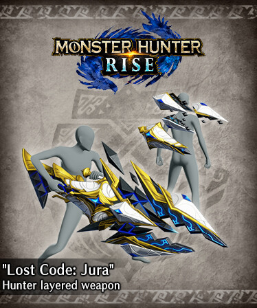 Monster Hunter Rise - "Lost Code: Jura" Hunter layered weapon (Heavy Bowgun)