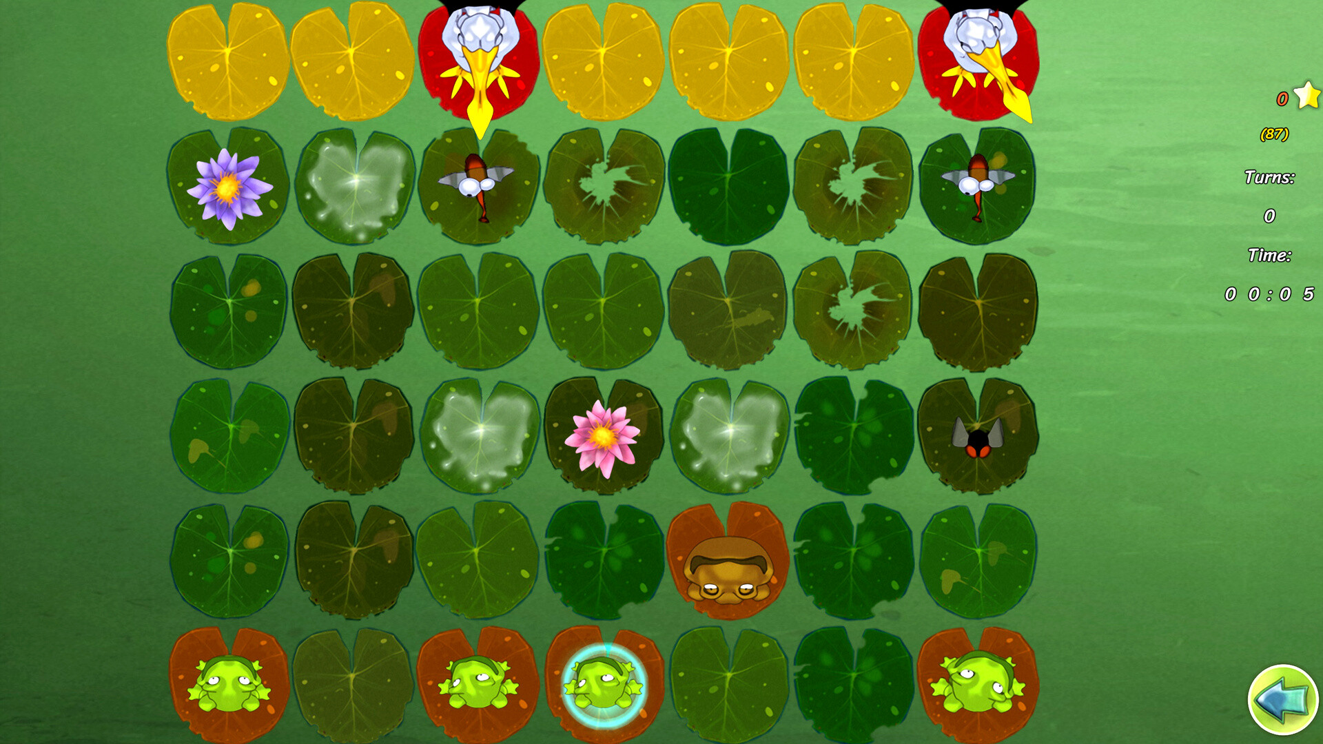 Frogs vs. Storks screenshot 1