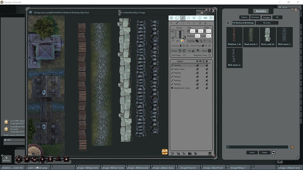 Fantasy Grounds - FG Medieval Buildings Map Pack