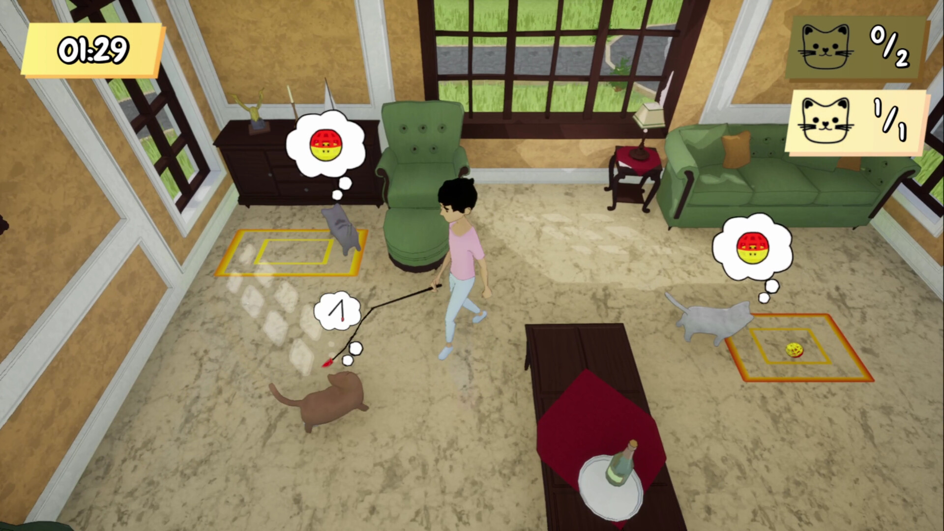 Cat Herders: Couch Coop Cat Corralling! on Steam