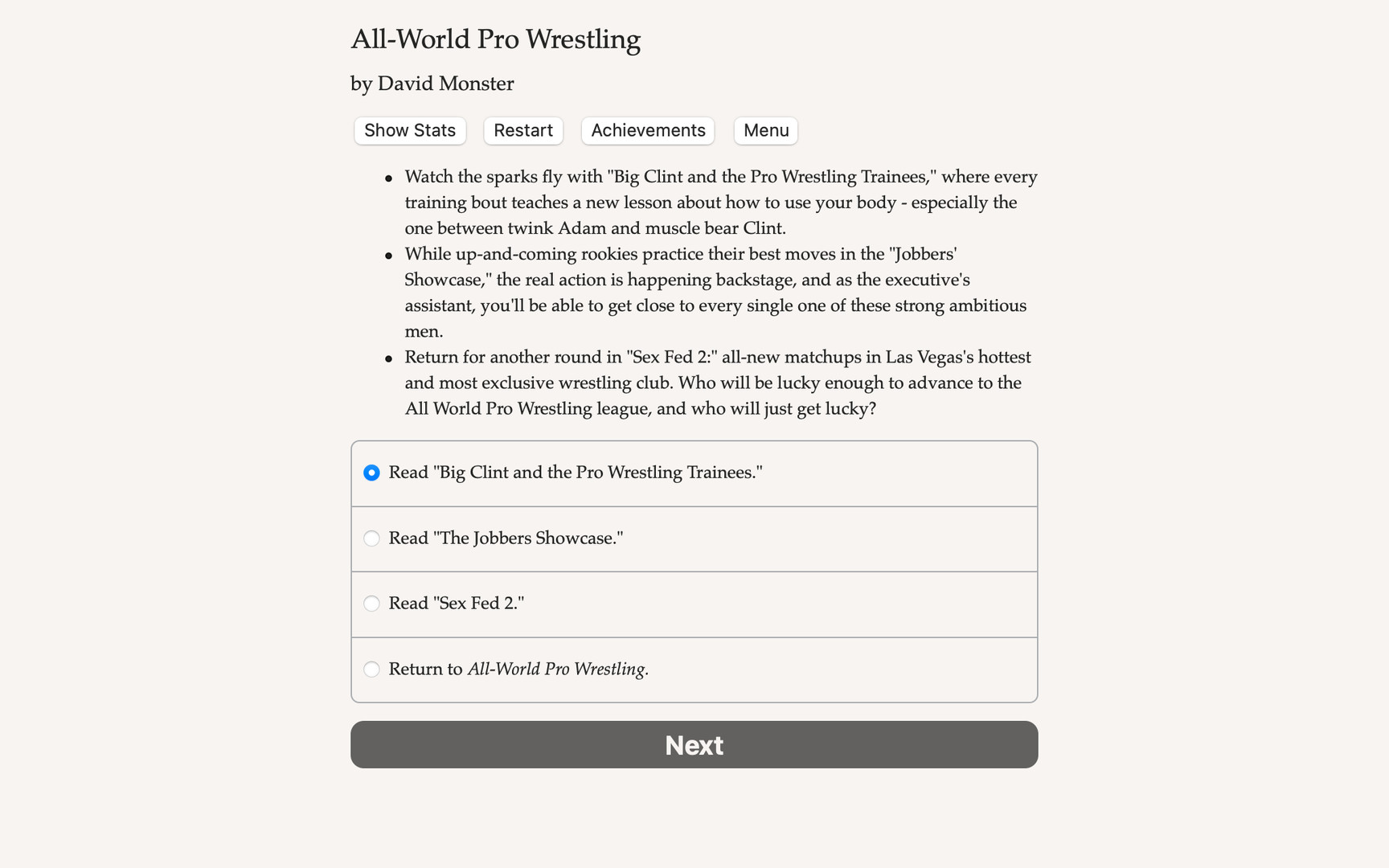 All World Pro Wrestling - Bonus Stories 2 #0