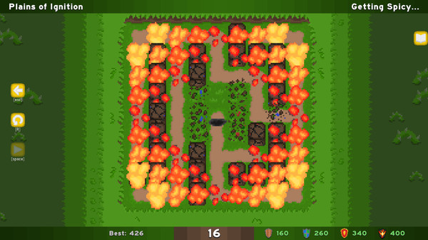 Maze Ablaze game for Linux 1