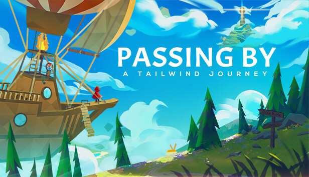 Imagen de la cápsula de "Passing By - A Tailwind Journey" que utilizó RoboStreamer para las transmisiones en Steam