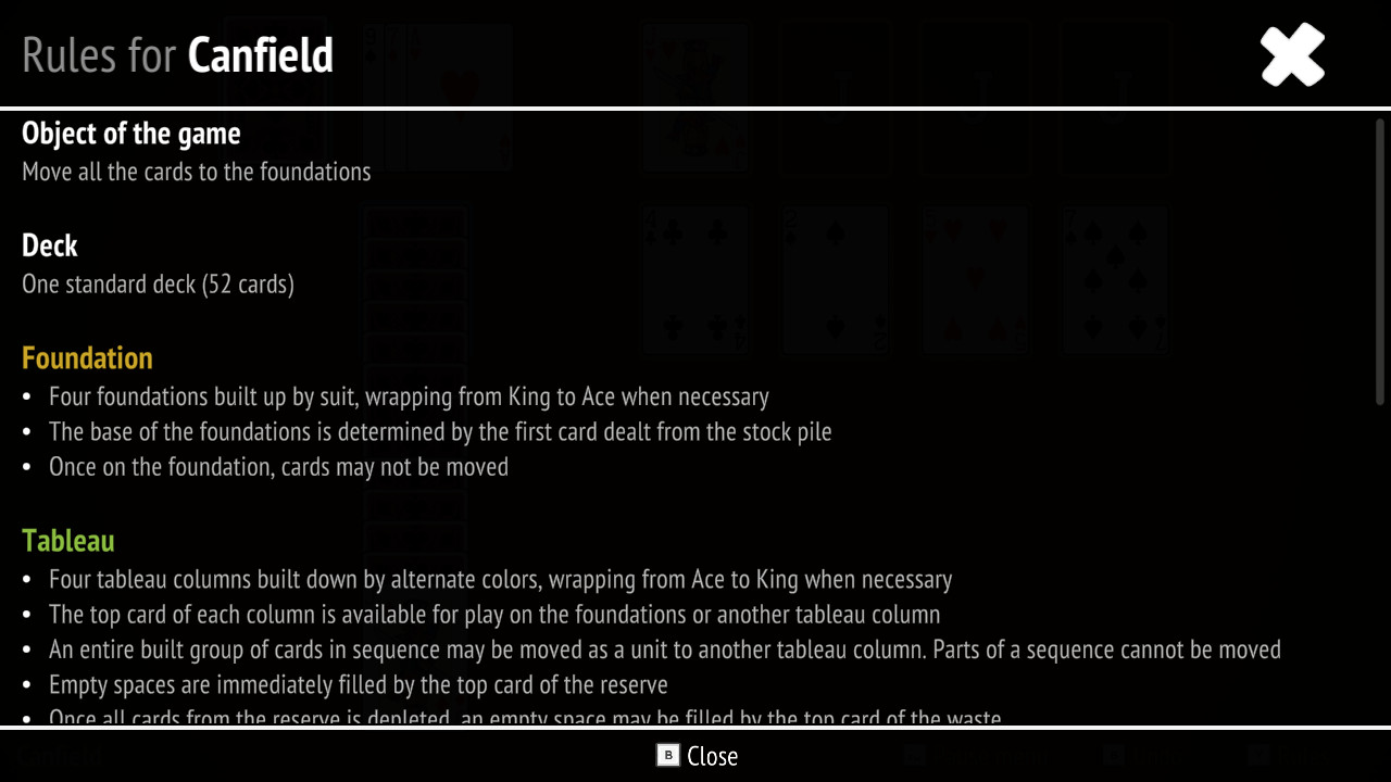 Canfield Solitaire Collection #3