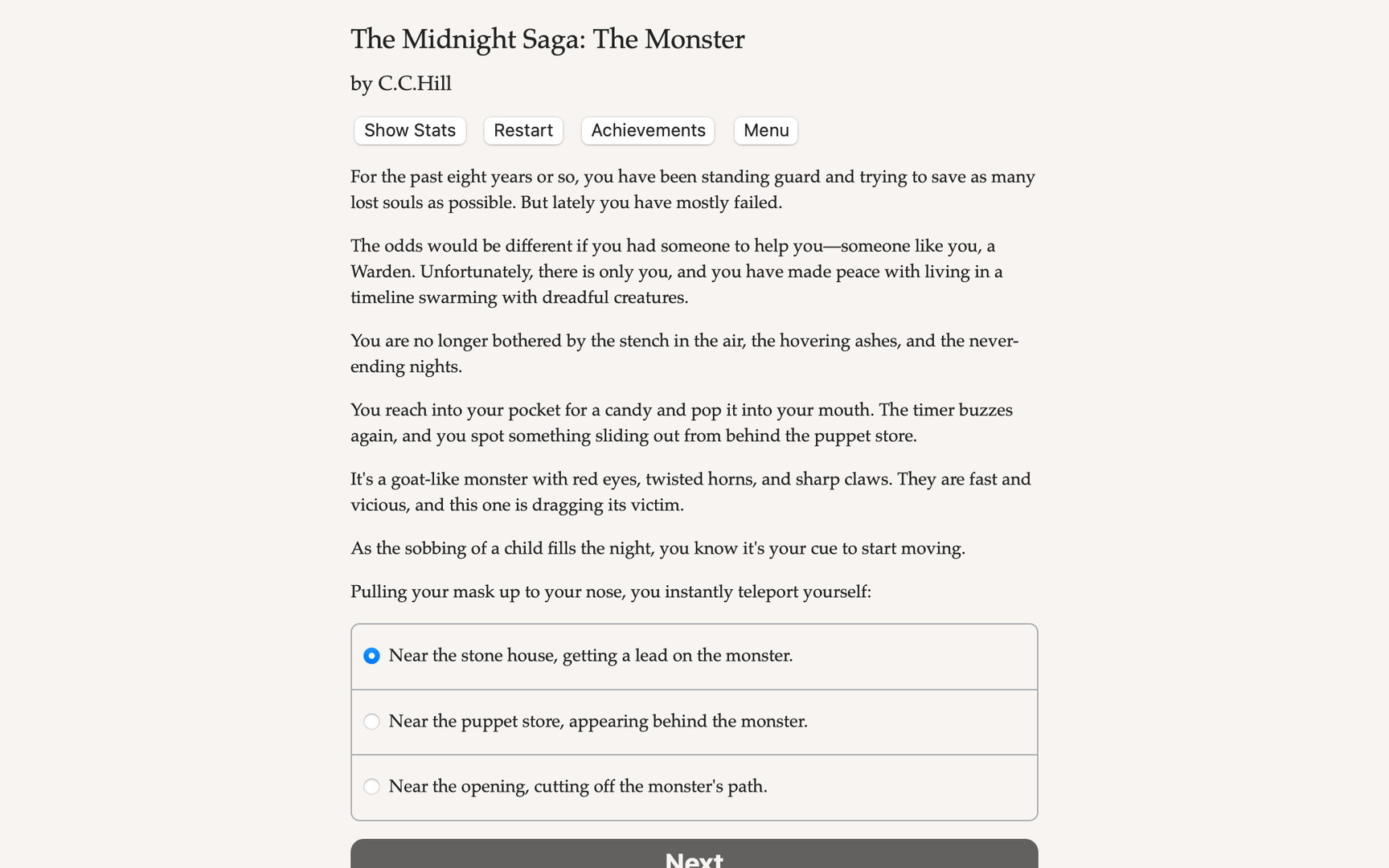 Midnight Saga: The Monster screenshot 1