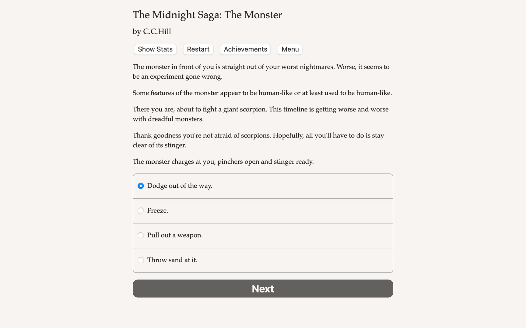 Midnight Saga: The Monster Demo #6