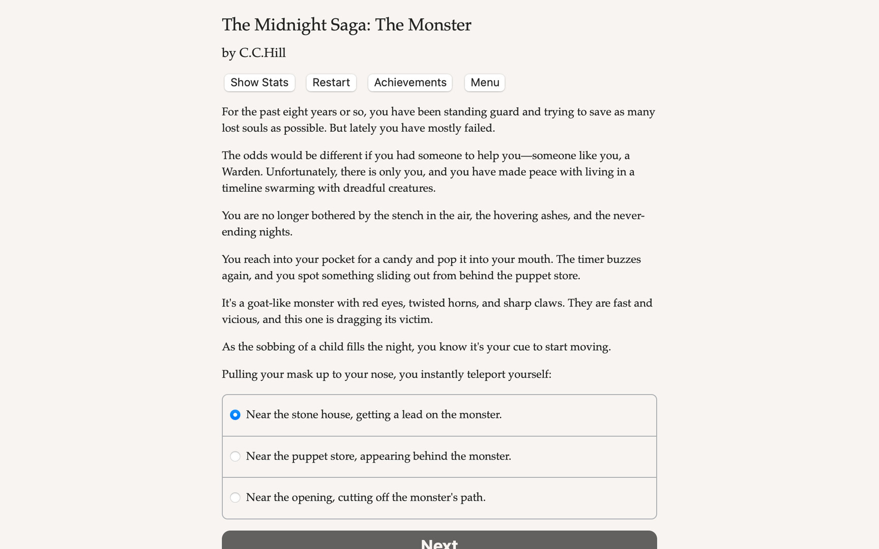 Midnight Saga: The Monster Demo #3