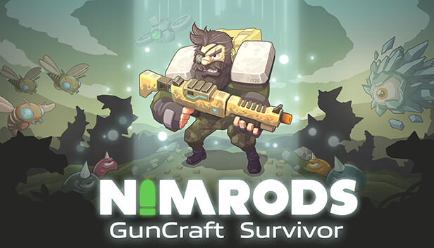Imagen de la cápsula de "NIMRODS: GunCraft Survivor" que utilizó RoboStreamer para las transmisiones en Steam