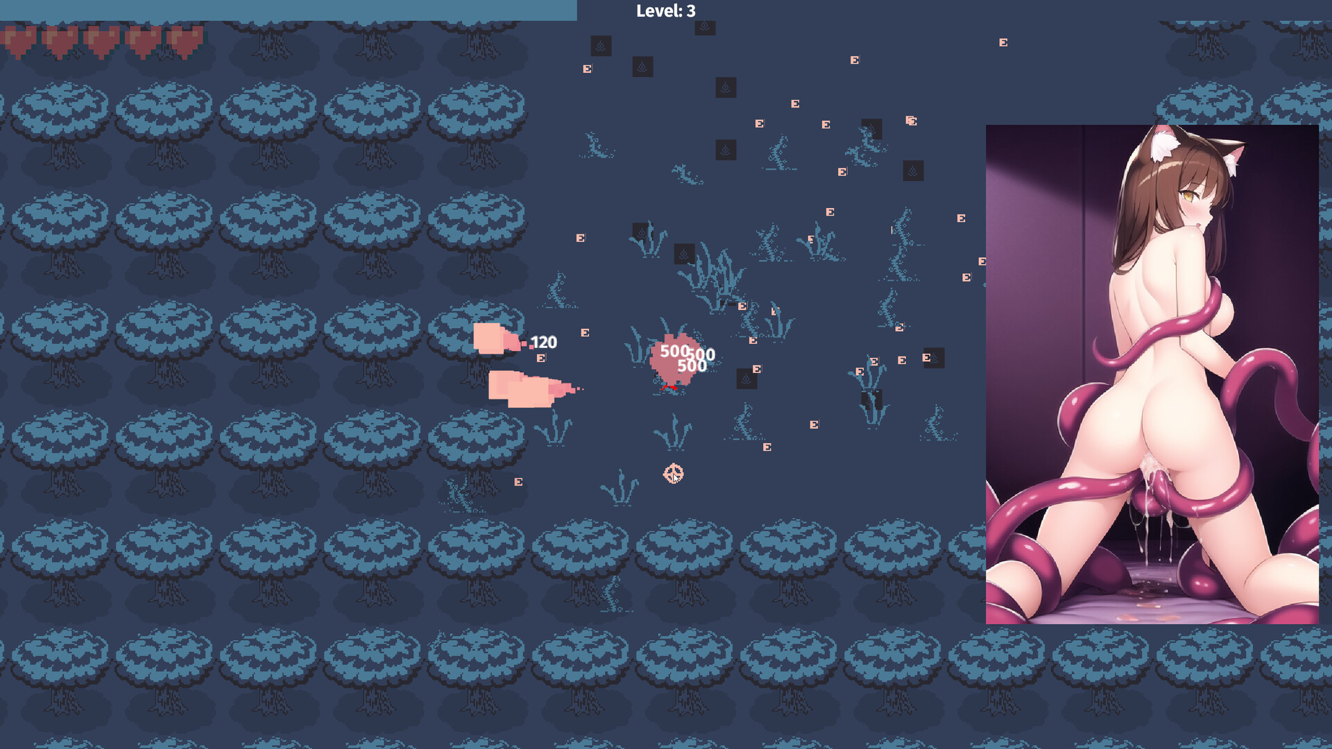 Hentai Tentacle Survivors screenshot 1