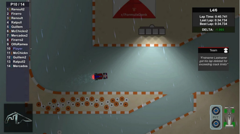 Formula 2D - Steer to persevere #2