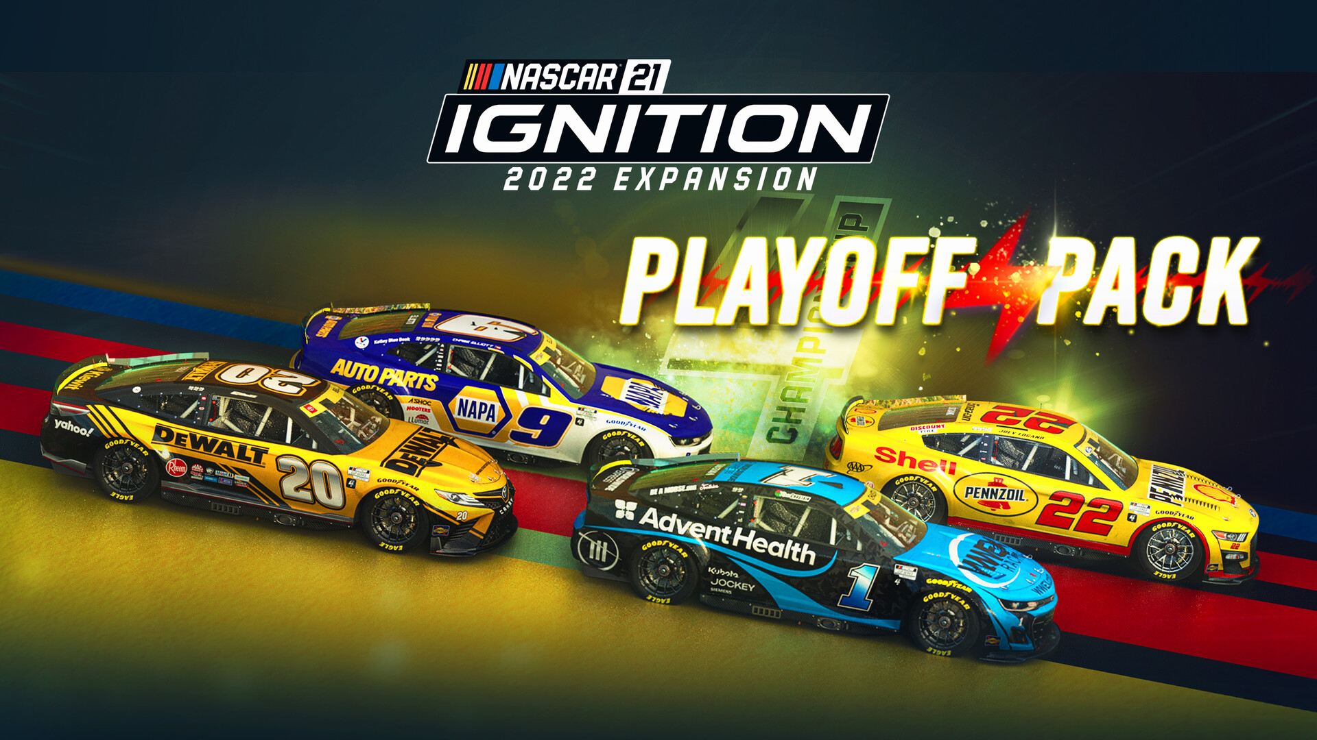 NASCAR 21: Ignition - 2022 Playoff Pack Featured Screenshot #1