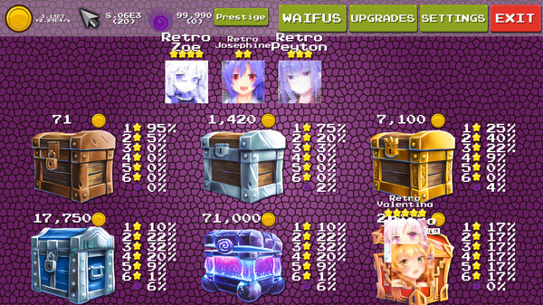 Скриншот из Loot Box Waifus