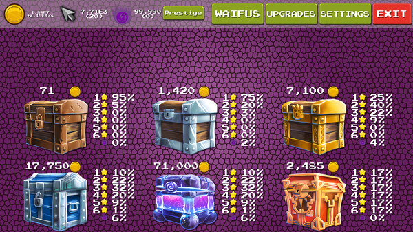 Скриншот из Loot Box Waifus
