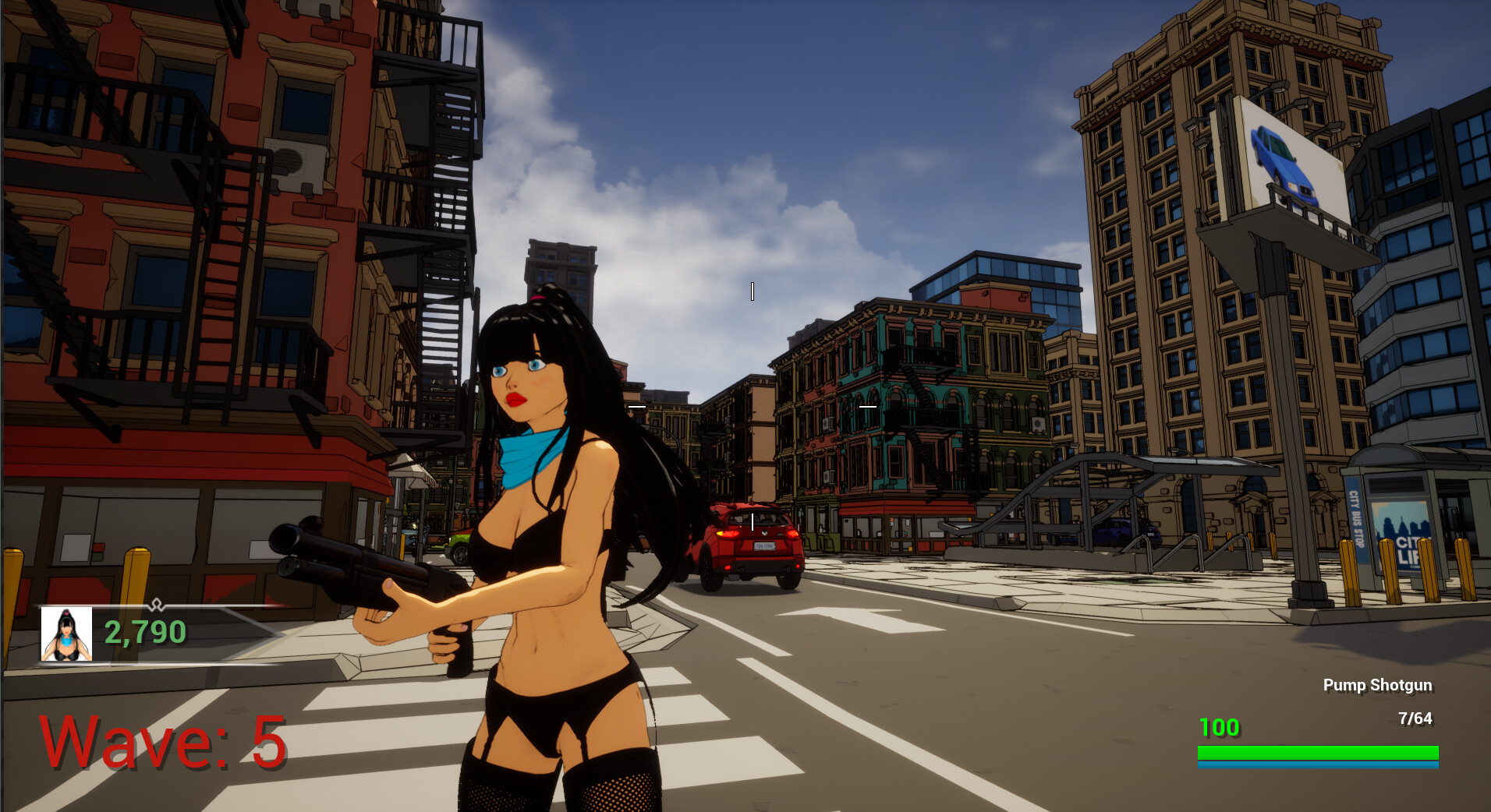 Girls vs Zombies screenshot 1