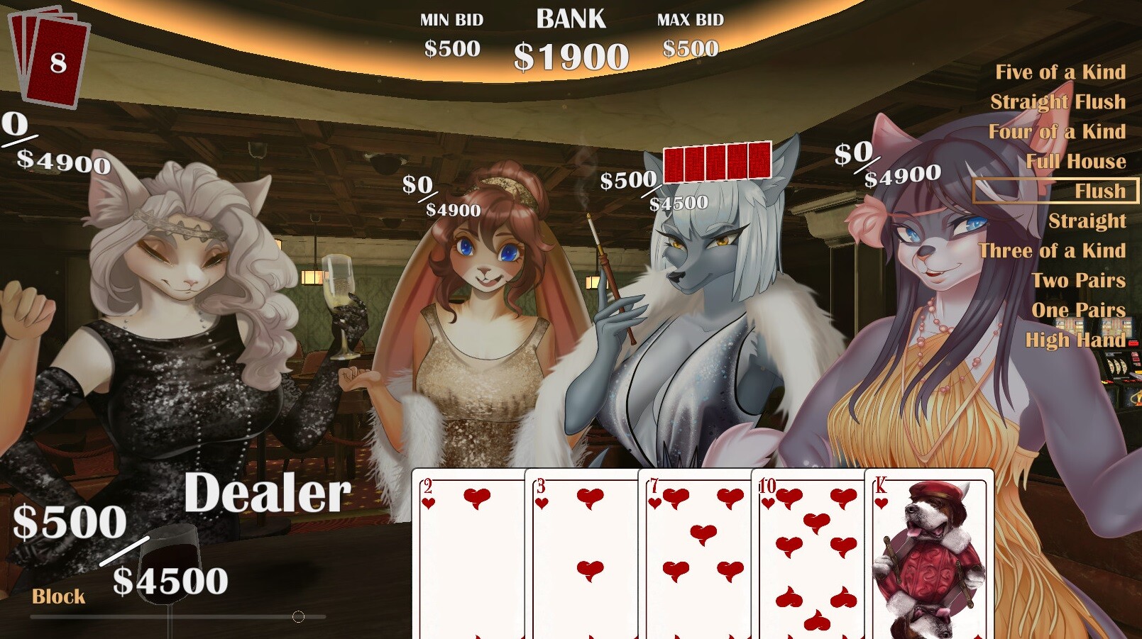Furry Sex: Poker  #7