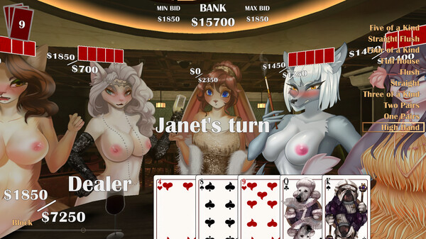 Furry Sex: Poker 🃏♥️ game for Linux 1