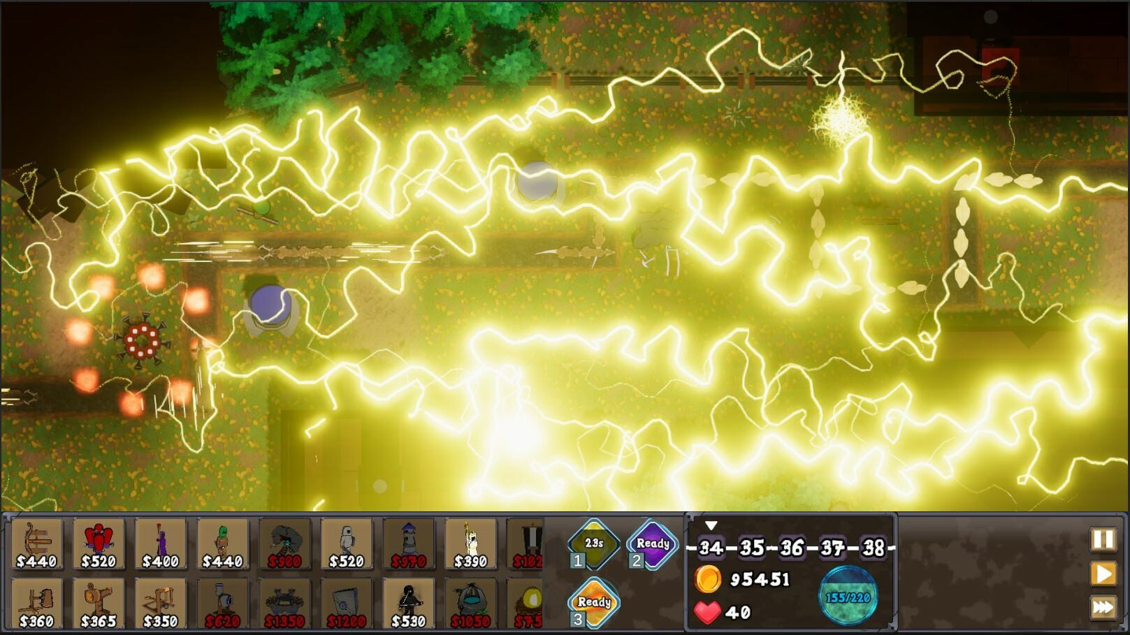 Knights vs Nature screenshot 1