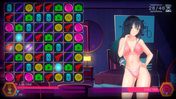 Gamer Girls: Futanari game for Linux 1