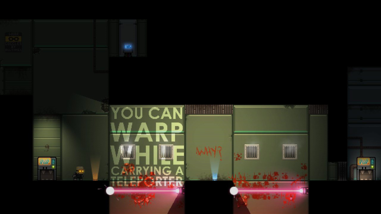 Stealth Bastard Deluxe - The Teleporter Chambers Featured Screenshot #1
