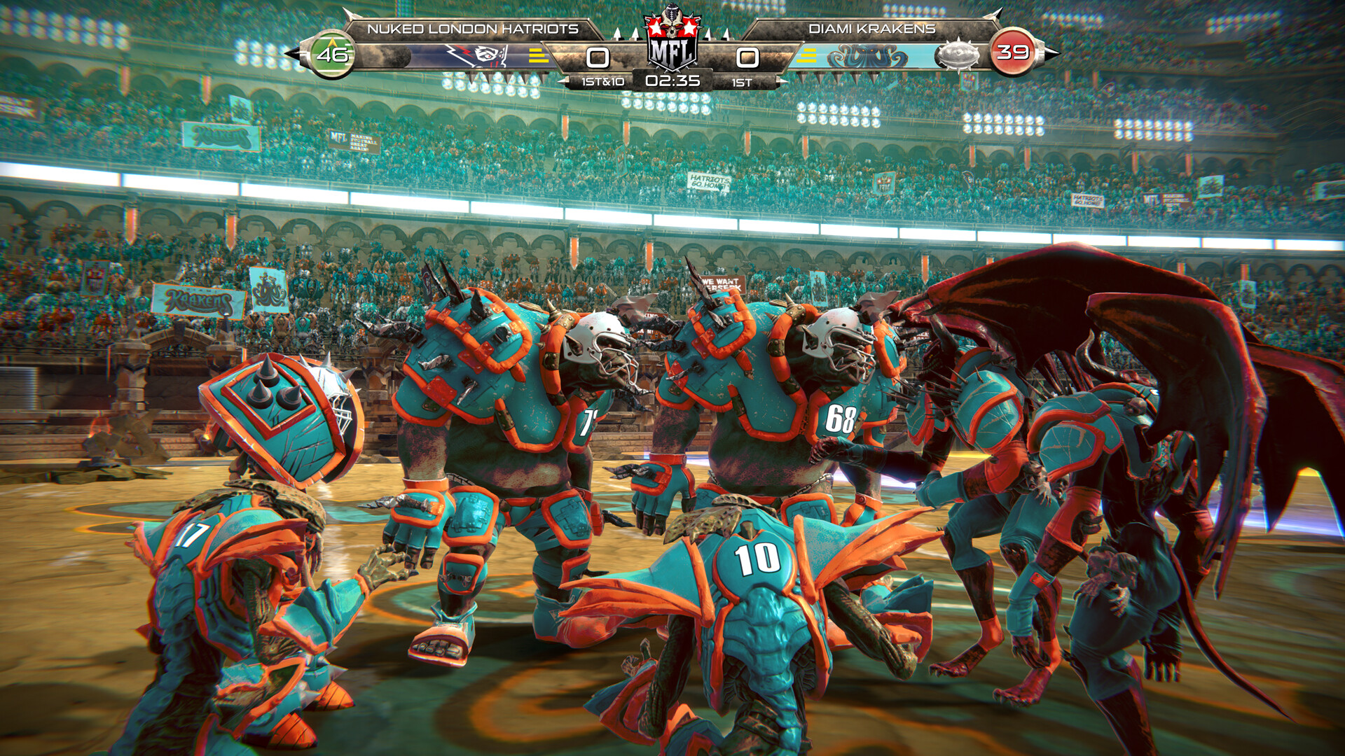 Mutant Football League: Sinsonasty Mangles no Steam