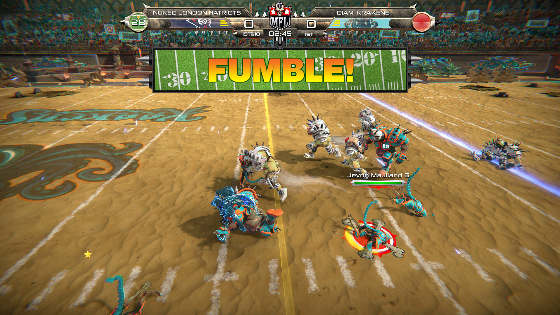 Mutant Football League: Sinsonasty Mangles no Steam