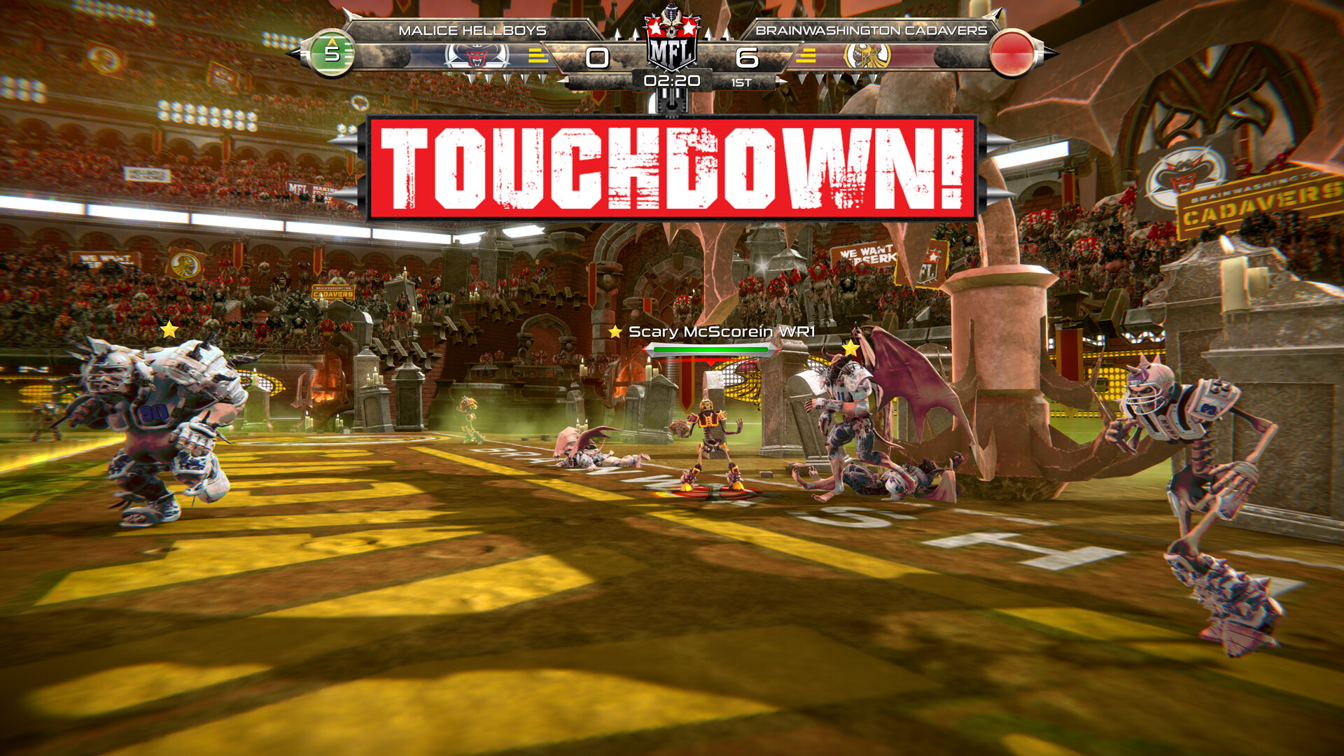 Mutant Football League: Sinsonasty Mangles no Steam