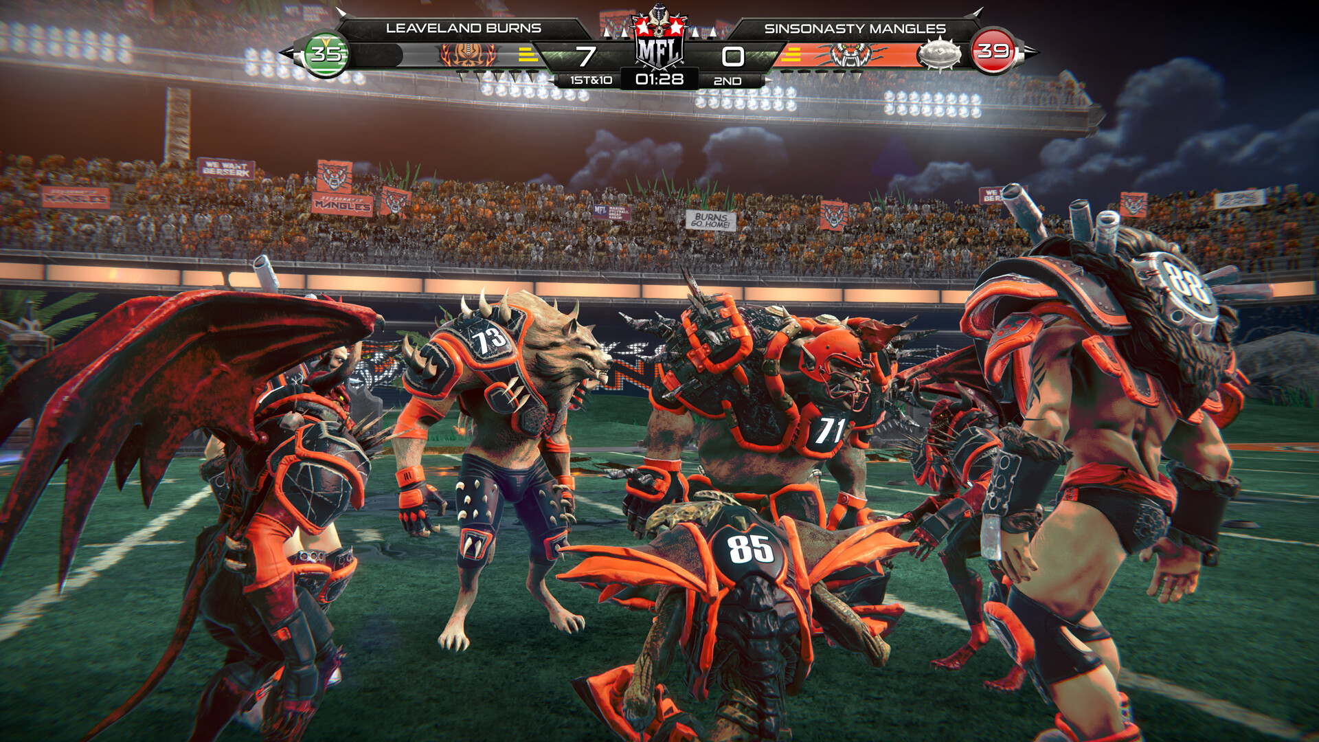 Mutant Football League: Sinsonasty Mangles no Steam