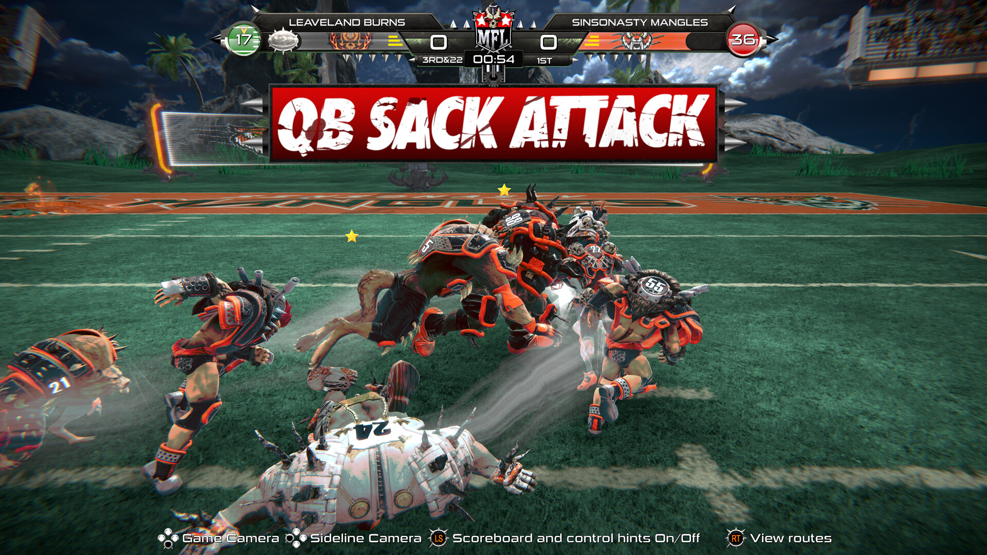 Mutant Football League: Sinsonasty Mangles no Steam