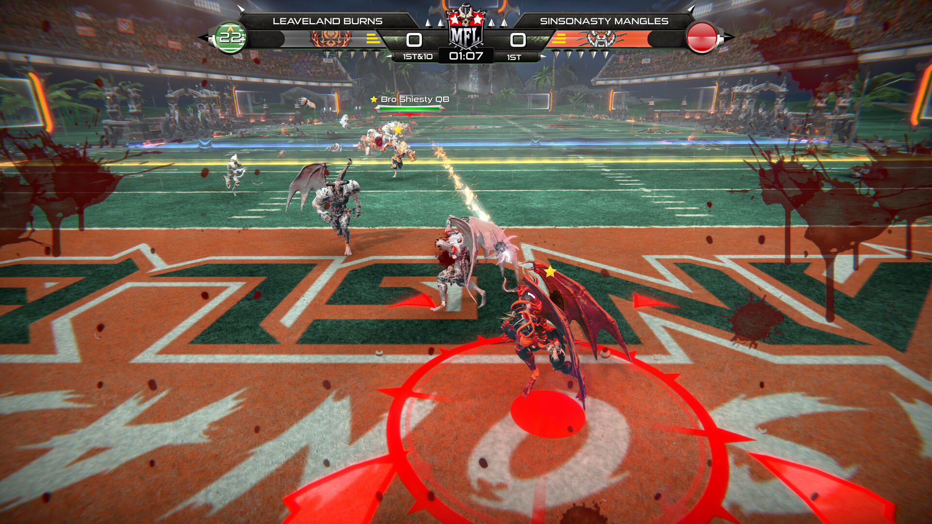 Mutant Football League: Sinsonasty Mangles no Steam