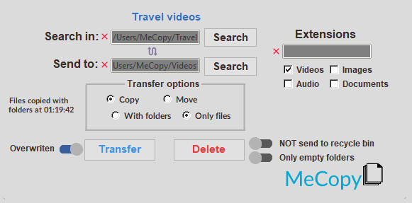 MeCopy - Keep your PC tidy #5