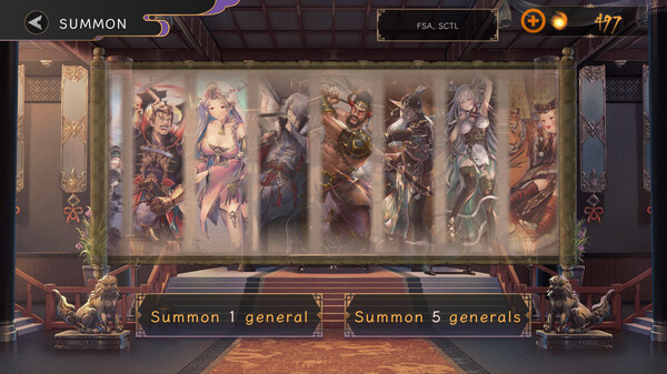 SANGOKU XIANGQI game for Linux 1