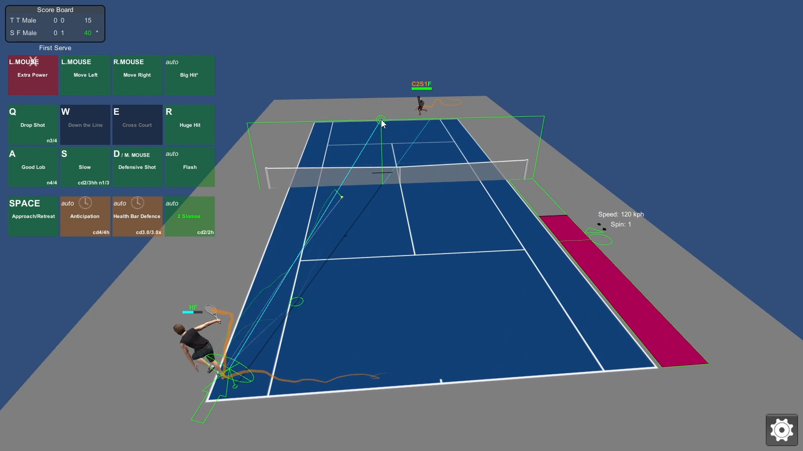 Tennis the Menace screenshot 1