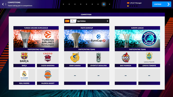 Скриншот из International Basketball Manager 23