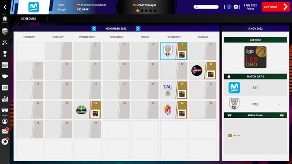 Скриншот из International Basketball Manager 23