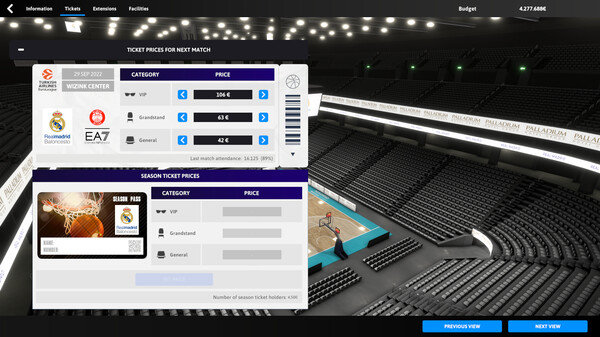 Скриншот из International Basketball Manager 23
