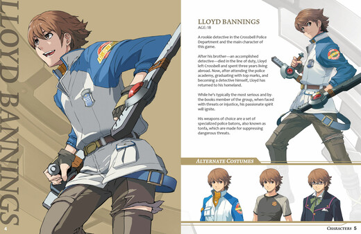 The Legend of Heroes: Trails from Zero - SSS Classified Files Digital Art Book