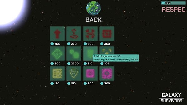 Скриншот из Galaxy Survivors