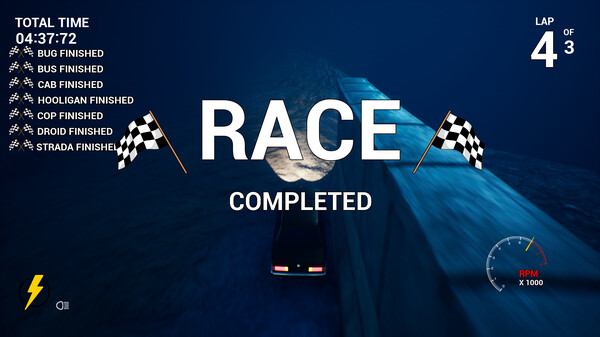 Скриншот из TurboMania Fog Racers