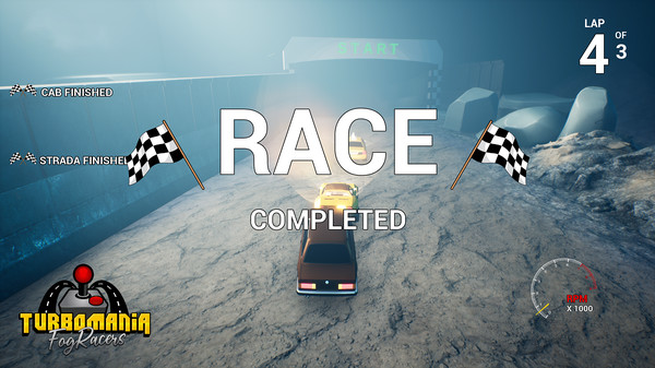 Скриншот из TurboMania Fog Racers